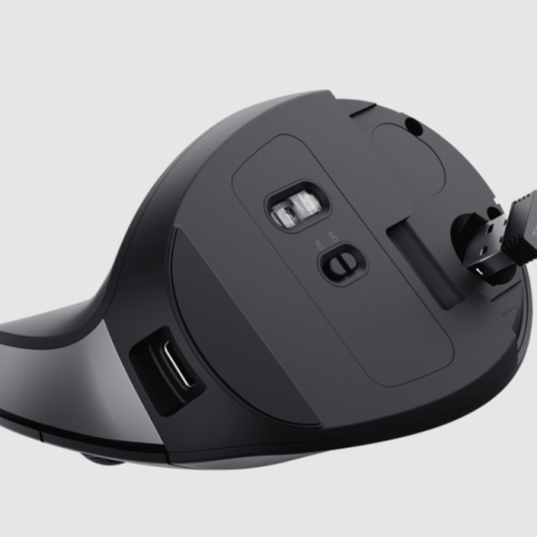 Trust Bayo II ergonomskiwireless miš, silent, 800-2400dpi, optički, USB, crni