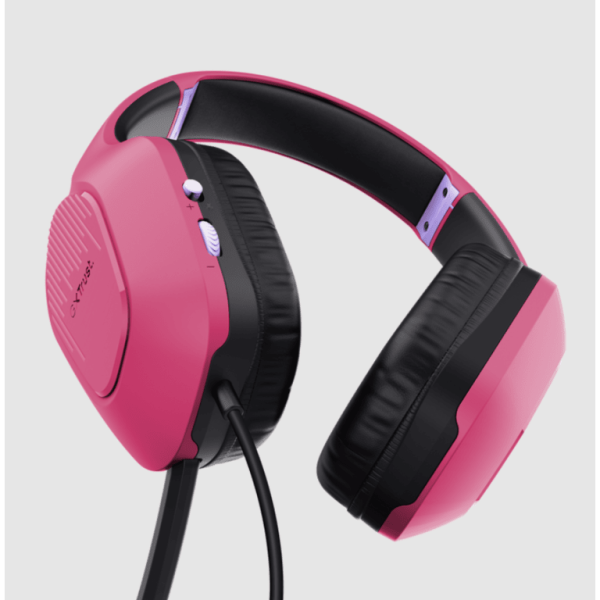 Trust GXT790P Tridox 3-in-1bundle (slušalica, miš ipodloga za miš), pink