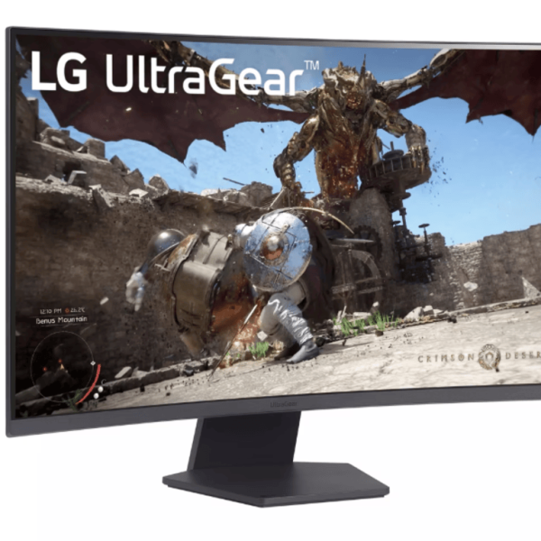 LG 32" UltraGear 32GS60QC-BCurved, VA, QHD, 300cd, 1ms180Hz, 3000:1, 2xHDMI, DP, Tilt