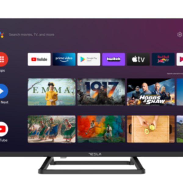 Tesla TV 43E635 FHD Android televizor sa Google Assistant i crno-srebrnim dizajnom