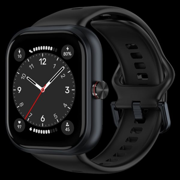 HONOR CHOICE WATCH Black1.95" AMOLED; baterija; 13dana; Sp02; make call and talk option