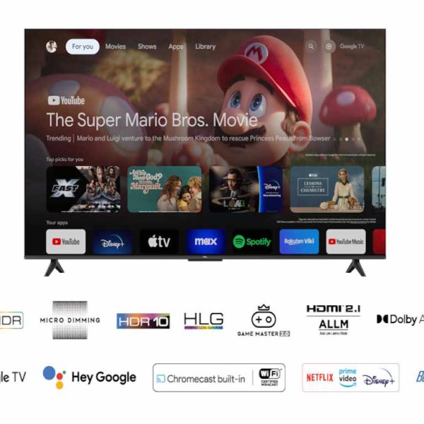 TCL 65V6B 4K televizor sa bezramnim ekranom i Google TV operativnim sistemom