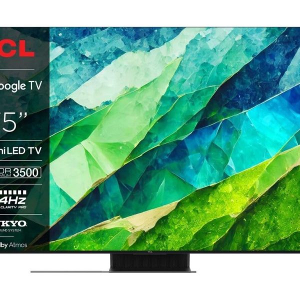 TCL 75''C855 4K 144HZ QD-MiniLED TV s Google TV-omGame Master Pro 3.0