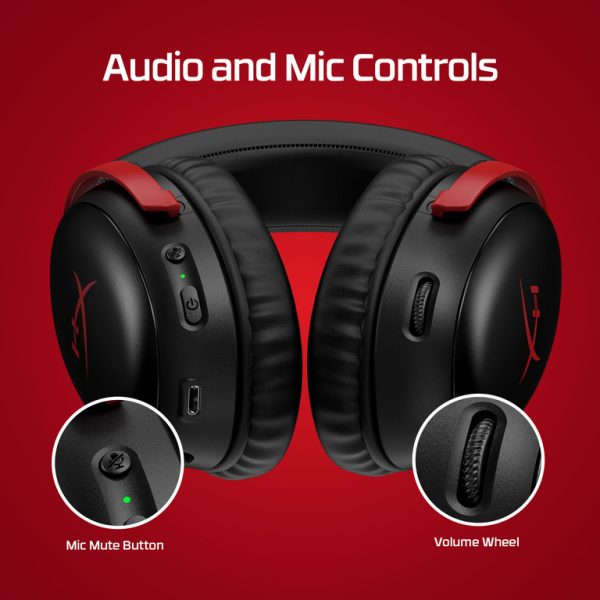 HyperX Cloud III WirelessGaming Headset (Black)