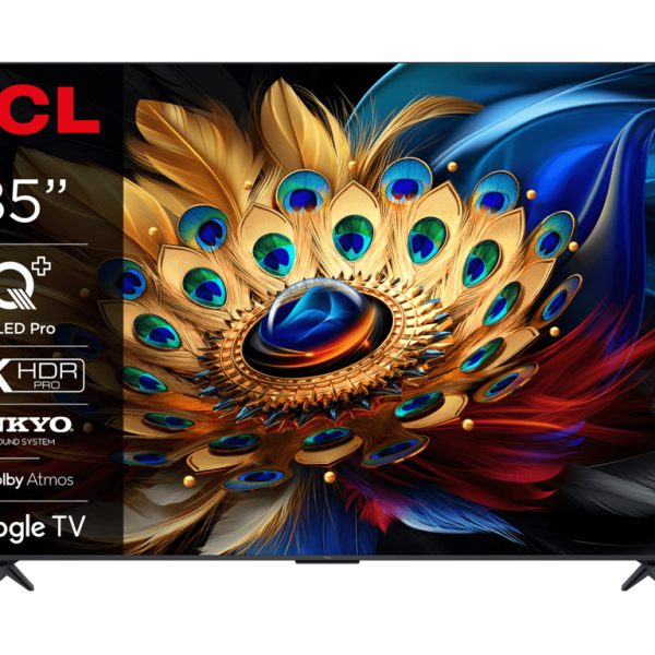 TCL 85C655 4K QLED TV sa bezramnim dizajnom i metalnim okvirom