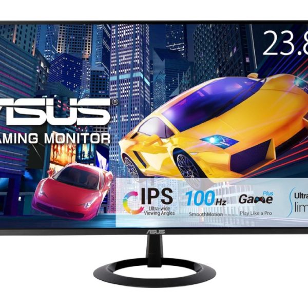 Asus 24" VZ24EHF Eye Care 1ms23.8"IPS,FHD,250cd,100Hz,HDMI,Gaming, Tilt +23-5.VESA 75x75, crna boja