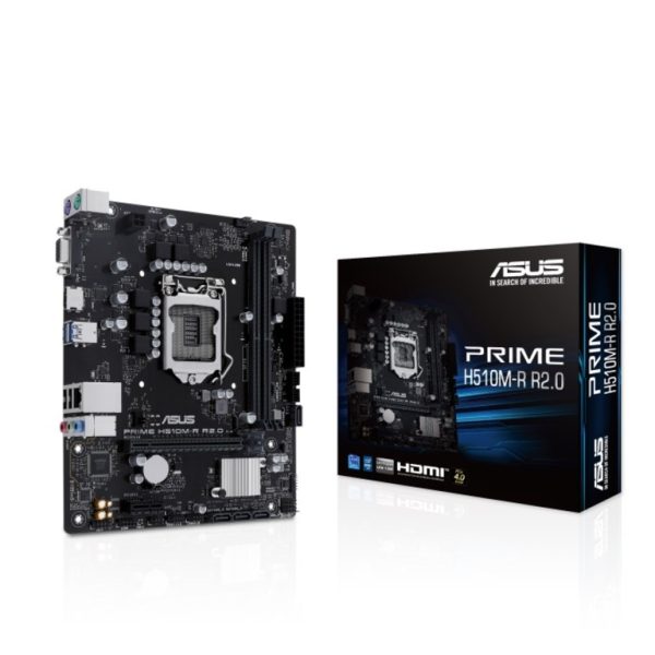 ASUS MB PRIME H510M-R R2.0-SIIntel H470, LGA1200, micro ATXPCIe 4.0, VGA, HDMI, 2xDDR4,