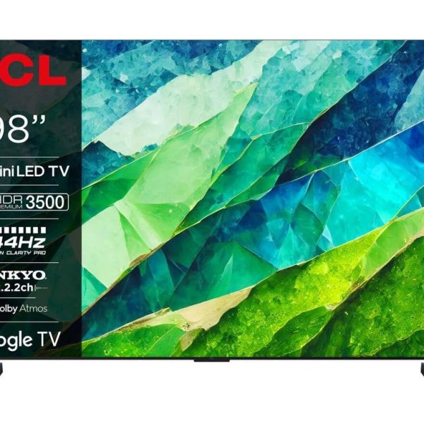TCL 98''C855 4K 144HZ QD-MiniLED TV s Google TV-omGame Master Pro 3.0