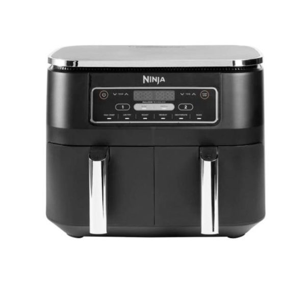 Ninja dvozonska fritezaKapac. 7.6L, 6 funk. kuhanja,do 75% brze i manje masti, snaga 2400W