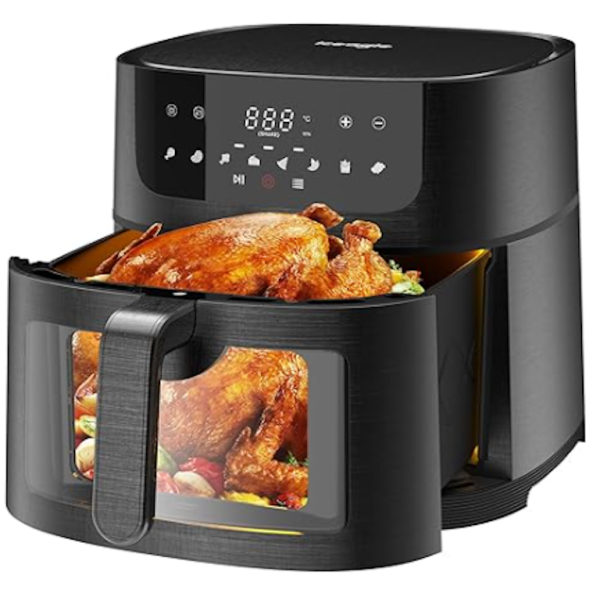 Ninja dvozonska fritezaKap. 9.5L, snaga 247W, 6 funkcija, digitalni termometar i kont. table