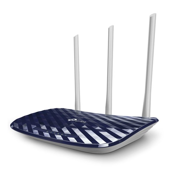 TP-Link ARCHER C20 ruter AC750 Dual Band, 3x extra kvalitetne eksterne antene