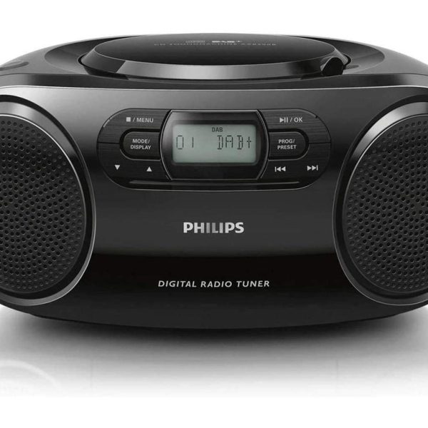 Philips radio AZB500DAB +; FM; Dynamic Bass Boost3.5-mm Audio-In;