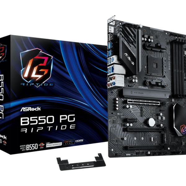 ASROCK MB B550 PG RIPTIDEAMD B550, AM4, 4xDDR4, 2xM.26xSATA3, HDMI, RAID