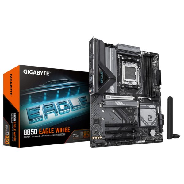 Gigabyte MB B850 Eagle WIFI6EAM5; 4xDDR5; 3xM.2; 4xSATA8xUSB; HDMI, DP; USB Type-C, ATX;