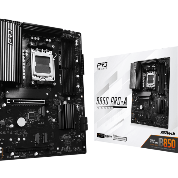 ASROCK MB B850 PRO-AAMD B850, AM5, 4xDDR5, 4xM.24xSATA3, 13xUSB, RAID, ATX
