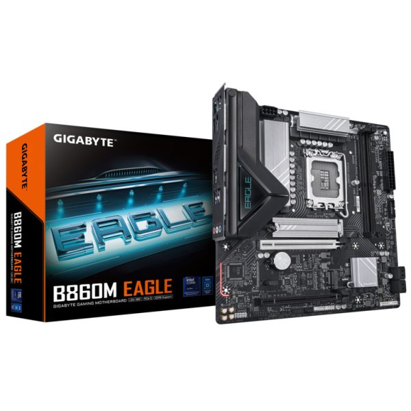 Gigabyte MB B860M EAGLELGA1851; 2xDDR5; 2xM.2; 4xSATA6xUSB; HDMI, DP; USB Type-C, mATX;
