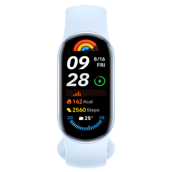 Xiaomi Smart Band 9, plava 1.62" displej, 60Hz, 3-axis accelerometer