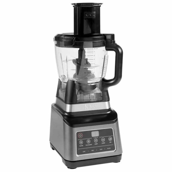 Ninja procesor za hranu3u1 uredjaj, snaga 1200W, tezina 4.34kg, kapacitet 2.1L i 1.8L.