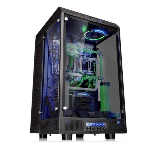 Thermaltake The Tower 900 Full tower, tempered glass 2x 140mm Turbo fan