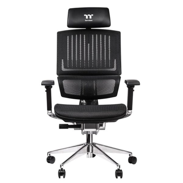 Thermaltake CyberChair E500Gaming stolica, Mesh/mrežasti,Crna boja, podesivi naslonjači za ruke