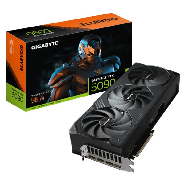 Gigabyte 5090 Windforce OC 32G32GB GDDR7, 512-bit3x DP, 1xHDMI