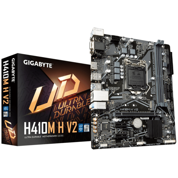 Gigabyte MB H410M H V2;LGA1200; 2xDDR4; M.2, 4xSATA6xUSB; VGA, HDMI; mATX