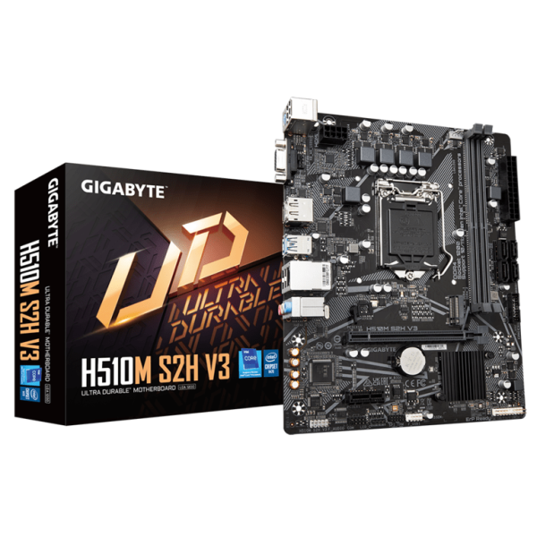 Gigabyte MB H510M S2H V3LGA1200; 2xDDR4; M.2, 4xSATAVGA, DP, HDMI; mATX