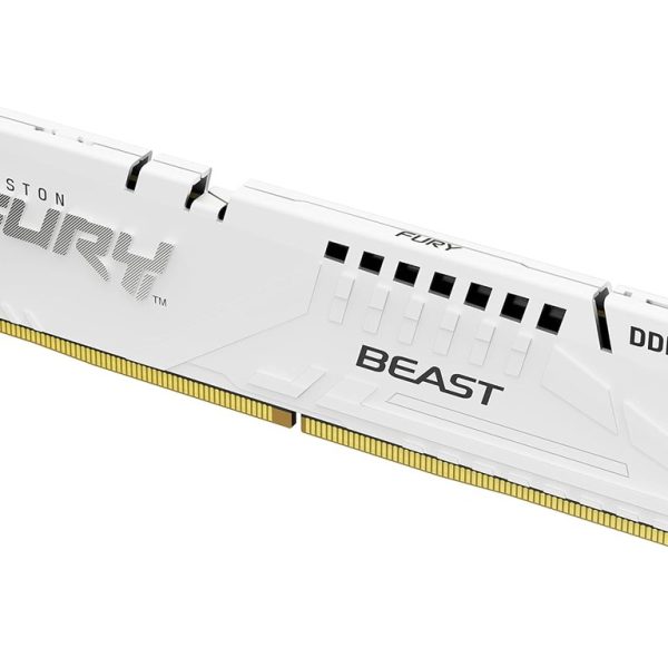Kingston 16GB 5200MHz DDR5 W.White, Fury Beast (1x16GB)CL36, EXPO, 1RX8, 288-pin, 16GBit