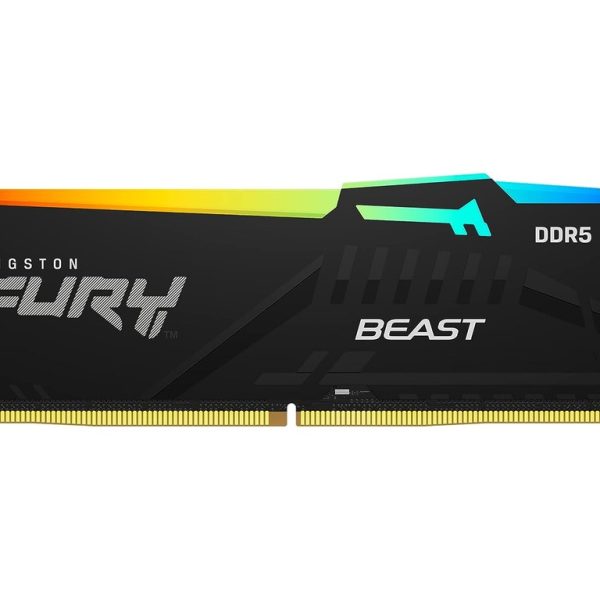 Kingston 16GB 6000MHz DDR5 RGBFury Beast (1x16GB), CL30,XMP, 1RX8, 288-pin 16Gbit