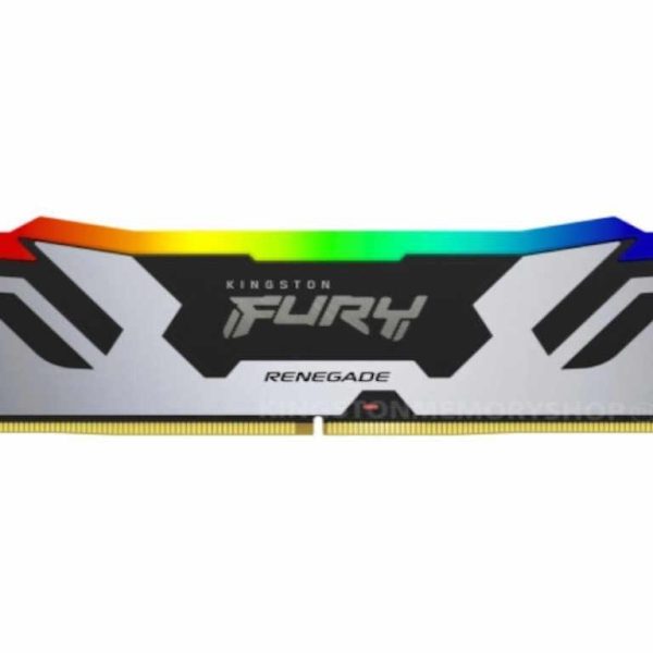 Kingston 16GB 6400MHz DDR5 RGBFury Renegade,Black/Silver RGB(1x16GB), CL32, 288-pin, XMP,