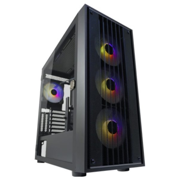 LC-Power Case Gaming 810BE-ATX, ATX, Micro ATX, MiniITX4x 120mm ARGB fans, tempered glass