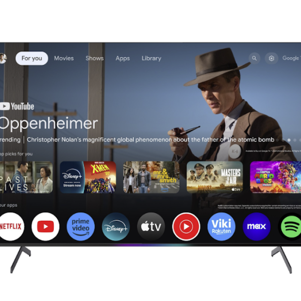 Tesla OLED TV O55S949GUS UHD sa 55" ekranom, crnog boja, prikazan u modernom enterijeru