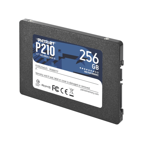 Patriot SSD 256GB 2.5''P210; up to R/W : 500/400 MB/s