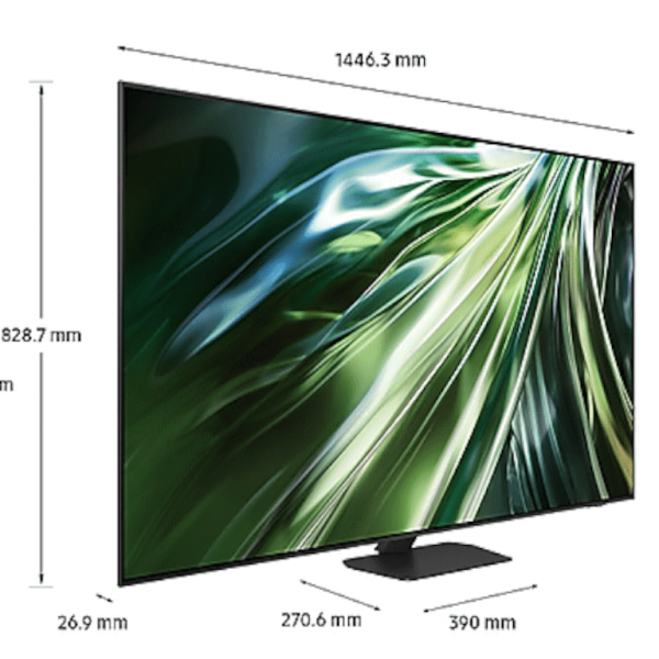Samsung QE65QN90D 65" Neo QLED televizor u titan crnoj boji sa elegantnim dizajnom