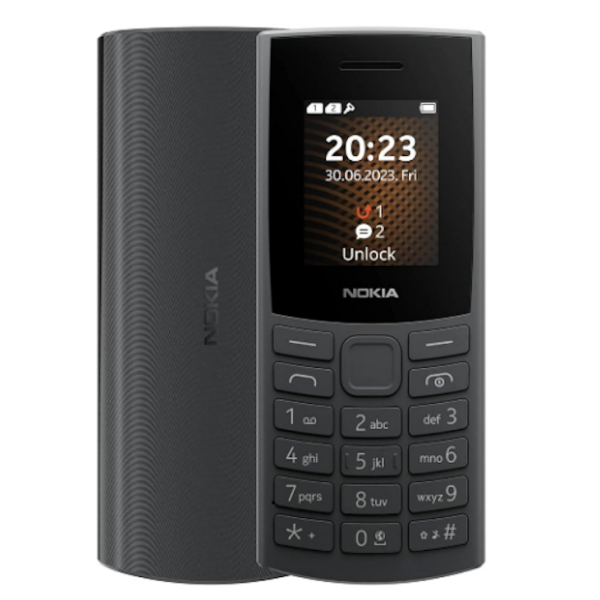 Nokia 105 2024 CrnaType C, 1000mAh baterija