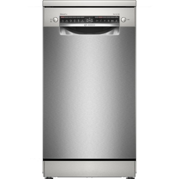 BOSCH perilica posuđa Serie 4|  45cm, INOX, Escajg ladica, 10set, 44dB,6 programa