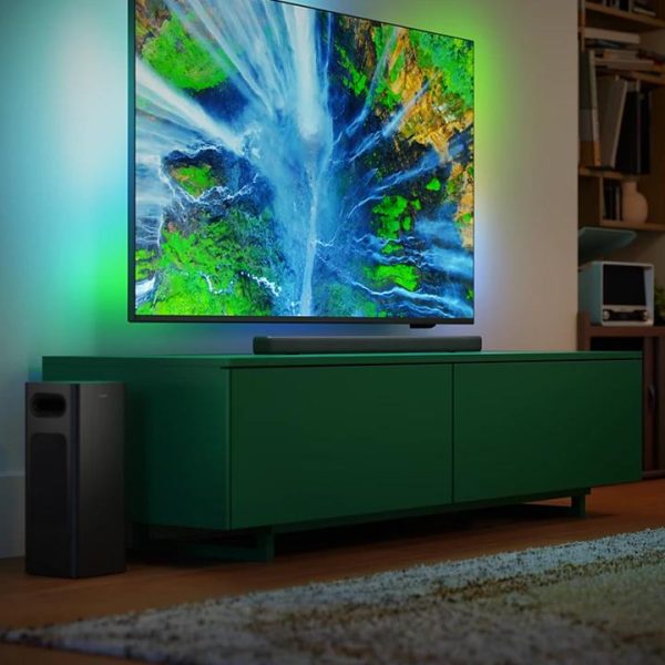 Philips TAB6309/10 crni bežični soundbar sa LED indikatorima i daljinskim upravljačem
