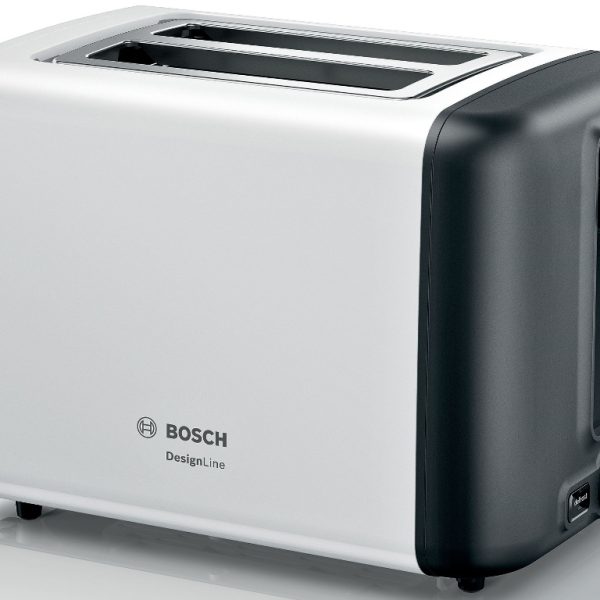 BOSCH Toster 2 kriške, DesignLine, Bijela,, 970 W