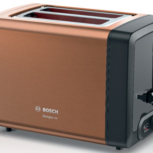 BOSCH Toster 2 kriške, DesignLine, Gold970 W
