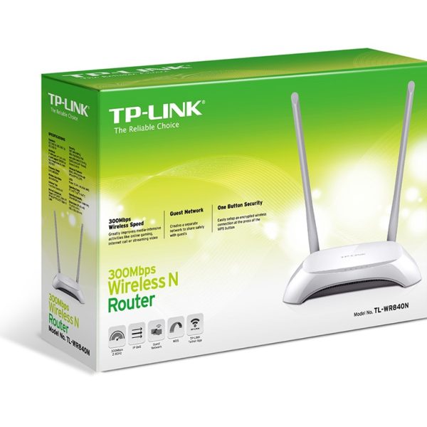 TP-Link TL-WR840N 300 MbpsWireless N Speed Router