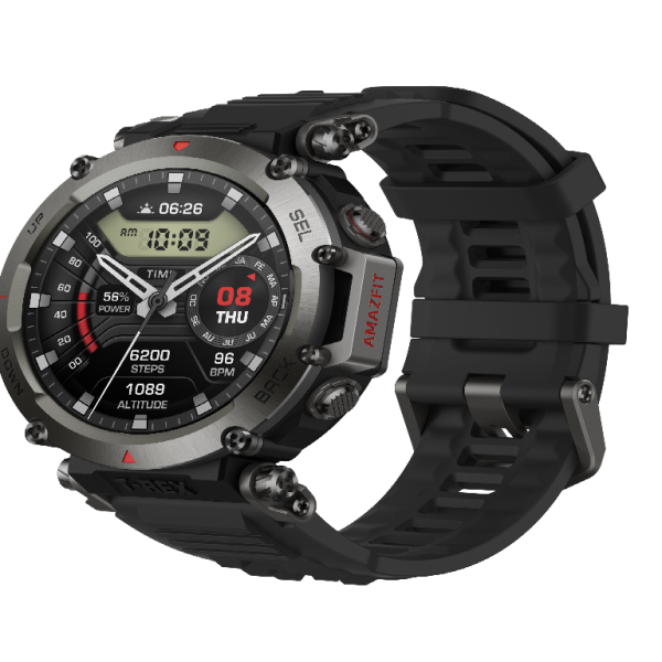 Amazfit T REX Ultra Black Outdoor GPS; 316L Stainless Steel; 20 dana baterija; 1.39" display