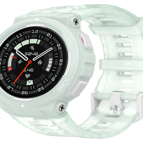 Amazfit Active Edge Mint Green Pulse; 1.32"; 10 ATM - 100 metara pod vodom; adidas partnership