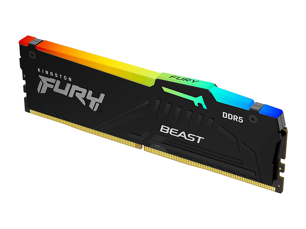 Kingston 16GB 5200MHz DDR5 RGBFury Beast RGB, CL36, EXPO