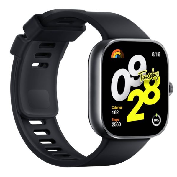 Redmi Watch 4, crni 1.97" ekran, metalno kućište, Bluetooth pozivi, GNSS sistem