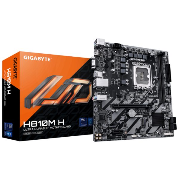 Gigabyte MB H810M H DDR5LGA1851, 2x DDR5,1x M.2,4xSATA6x USB, HDMI, VGA, mATX