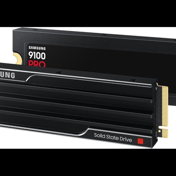 Samsung 9100 PRO 4TB HeatsinkNVMe M.2,PCIe 5.0 x414700MB/s read,13400MB/s write