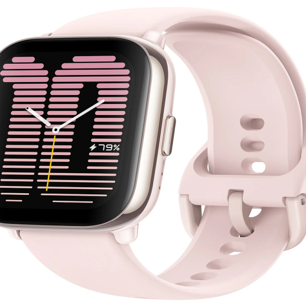 Amazfit Active Petal Pink 1.75" AMOLED HD display; 14 days battery life; 5 ATM; GPS