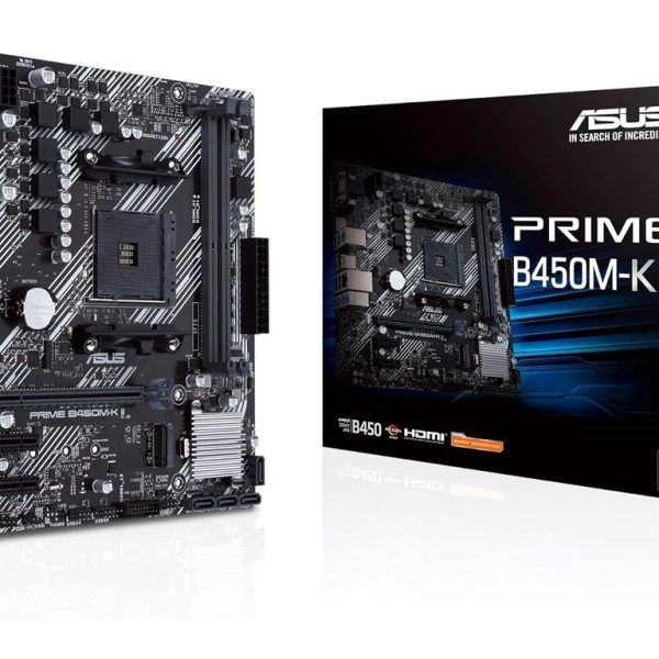 ASUS MB PRIME B450M-K II AMD B450;AM4;2xDDR4 VGA,DVI,HDMI;micro ATX