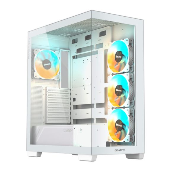 Gigabyte C500 Panoramic Stealt  Mid-tower, ATX, 4x ARGB fans White Case
