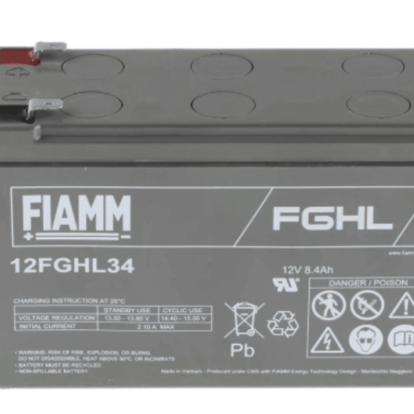 FIAMM baterija 8.4 Ah 12VBATT 12FGHL34 - 12V 8.4Ah